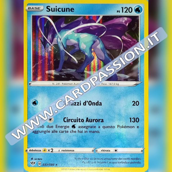 037/189 Suicune Holo | Fiamme Oscure - Card Passion