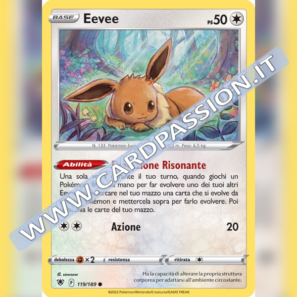 119/189 Eevee Comune | Lucentezza Siderale - Card Passion