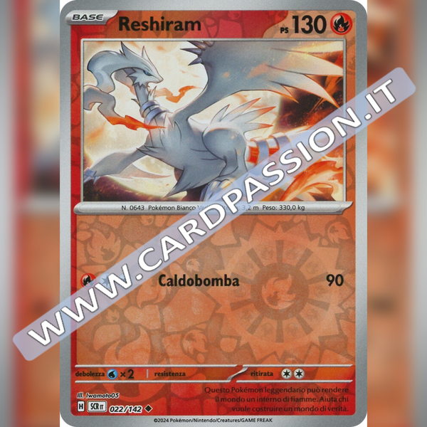 022/142 Reshiram Reverse | Corona Astrale