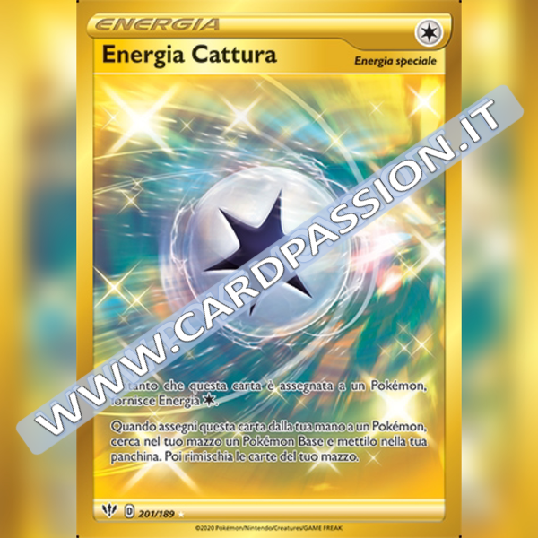 201/189 Energia Cattura Gold | Fiamme Oscure - Card Passion