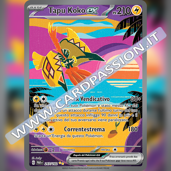 247/182 Tapu Koko ex (Alternative Art) | Paradosso Temporale