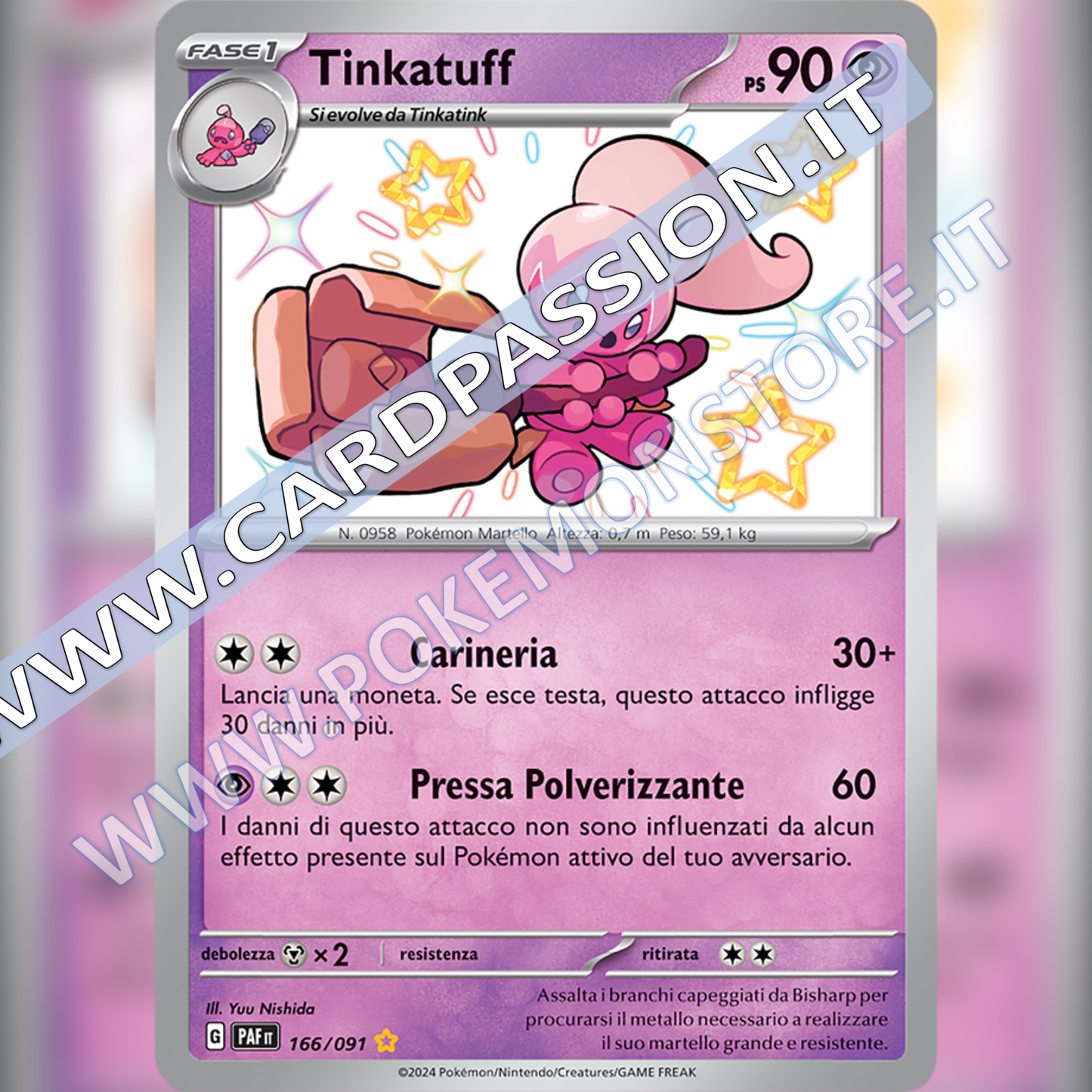 166/091 Tinkatuff Shiny | Destino di Paldea