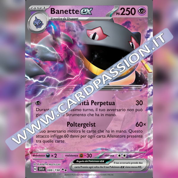 088/198 Banette ex | Scarlatto e Violetto
