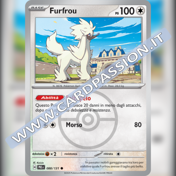 088/131 Furfrou Poke Ball Reverse | Evoluzioni Prismatiche