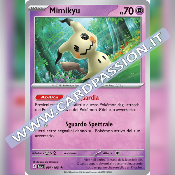 097/193 Mimikyu Holo | Evoluzioni a Paldea