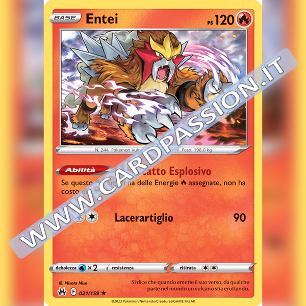 021/159 Entei Holo | Zenit Regale