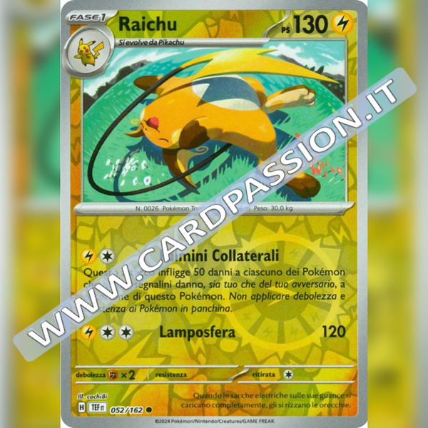 052/162 Raichu Reverse | Cronoforze