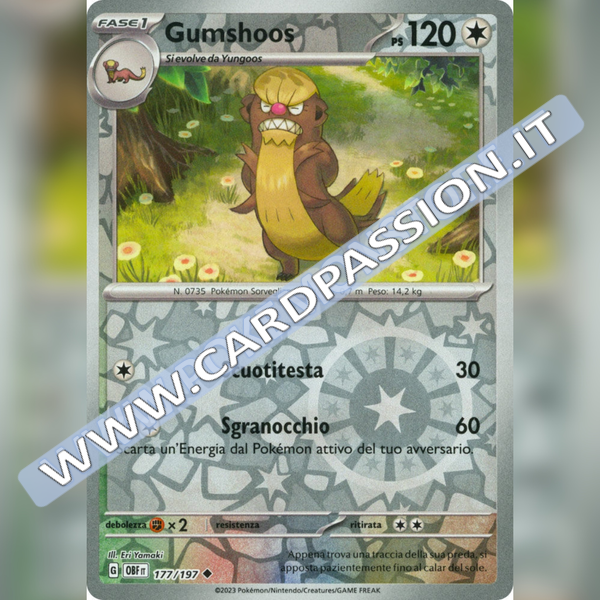 177/197 Gumshoos Reverse | Ossidiana Infuocata