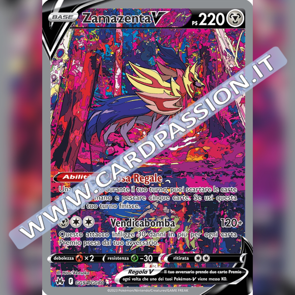 GG54/GG70 Zamazenta V Galleria di Galar | Zenit Regale