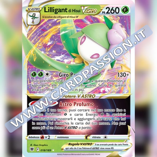 018/189 Lilligant di Hisui V Astro | Lucentezza Siderale - Card Passion