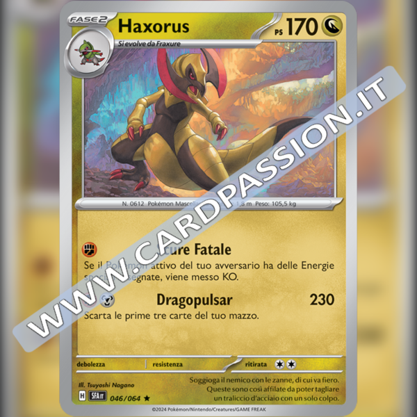 046/064 Haxorus Holo | Segreto Fiabesco