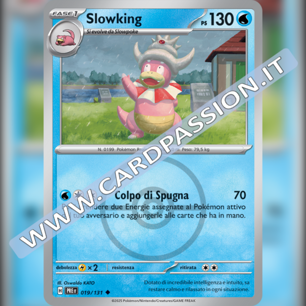 019/131 Slowking Poke Ball Reverse | Evoluzioni Prismatiche
