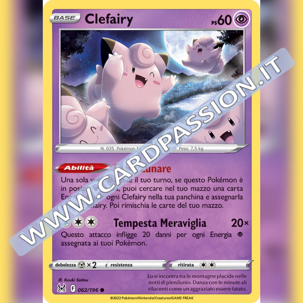 062/196 Clefairy | Origine Perduta - Card Passion