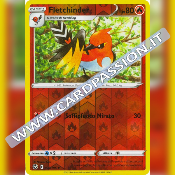 028/195 Fletchinder Reverse | Tempesta Argentata