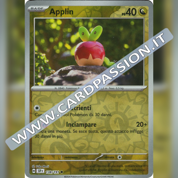 138/191 Applin Reverse | Scintille Folgoranti