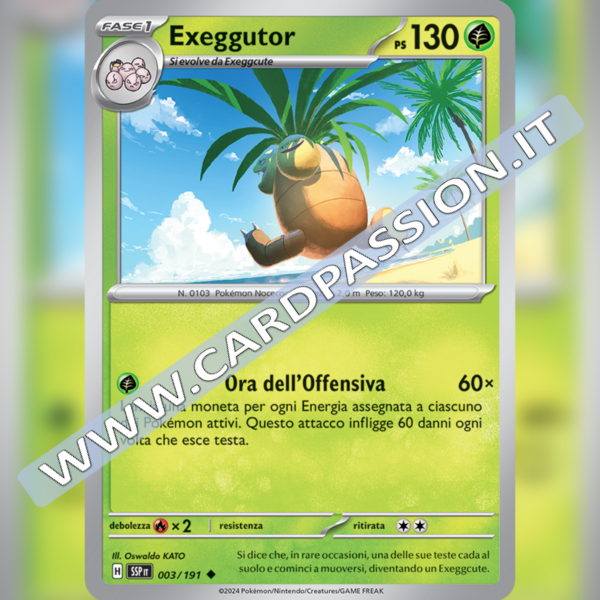 003/191 Exeggutor | Scintille Folgoranti