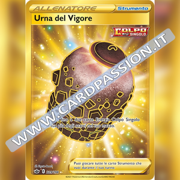 229/198 Urna del Vigore Gold | Regno Glaciale - Card Passion