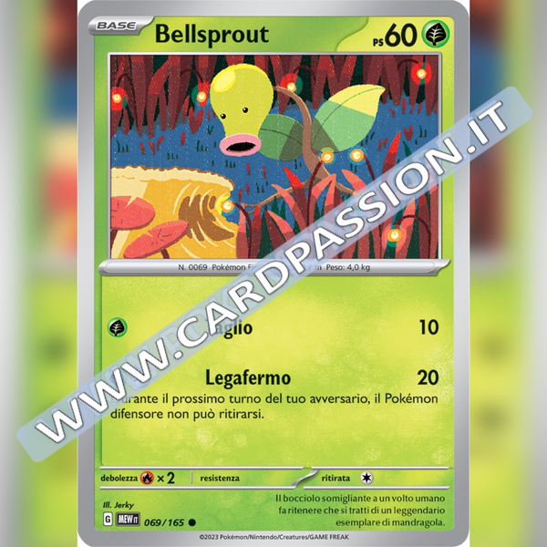 069/165 Bellsprout | Scarlatto e Violetto 151