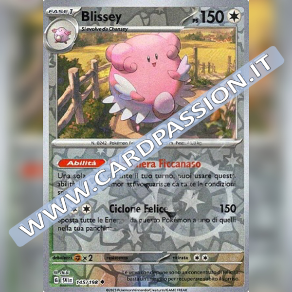 145/198 Blissey Reverse | Scarlatto e Violetto