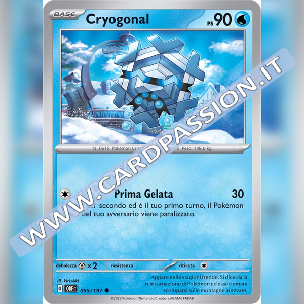 055/197 Cryogonal | Ossidiana Infuocata