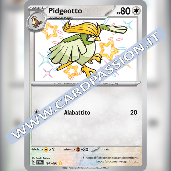197/091 Pidgeotto Shiny | Destino di Paldea