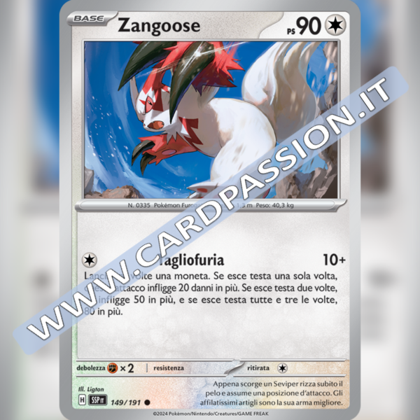 149/191 Zangoose | Scintille Folgoranti