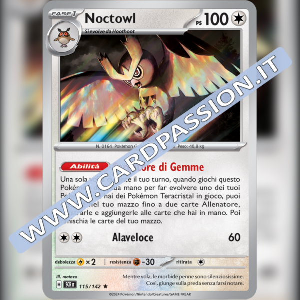 115/142 Noctowl Holo | Corona Astrale