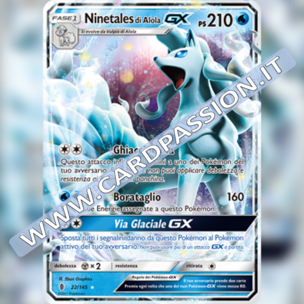 22/145 Ninetales di Alola GX | Guardiani Nascenti - Card Passion