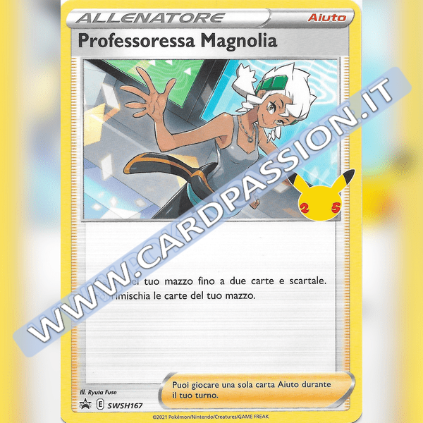 SWSH167 Professoressa Magnolia | Black Star Promo - Card Passion