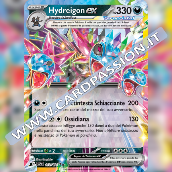119/191 Hydreigon ex Teracristal | Scintille Folgoranti