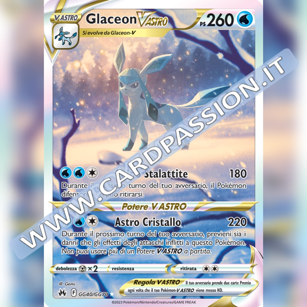 GG40/GG70 Glaceon VAstro Galleria di Galar | Zenit Regale