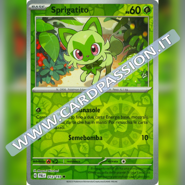 012/193 Sprigatito Reverse | Evoluzioni a Paldea