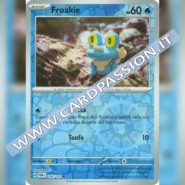 056/167 Froakie Reverse | Crepuscolo Mascherato