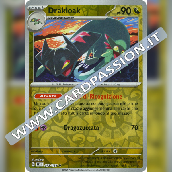 072/131 Drakloak Reverse | Evoluzioni Prismatiche