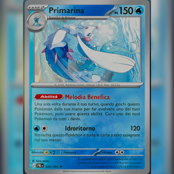 020/084 Primarina Reverse | Buio Pesto