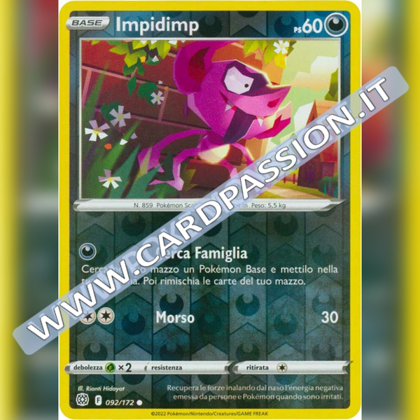 092/172 Impidimp Reverse | Astri Lucenti - Card Passion