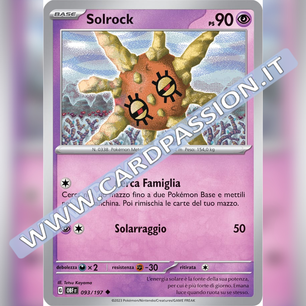 093/197 Solrock | Ossidiana Infuocata