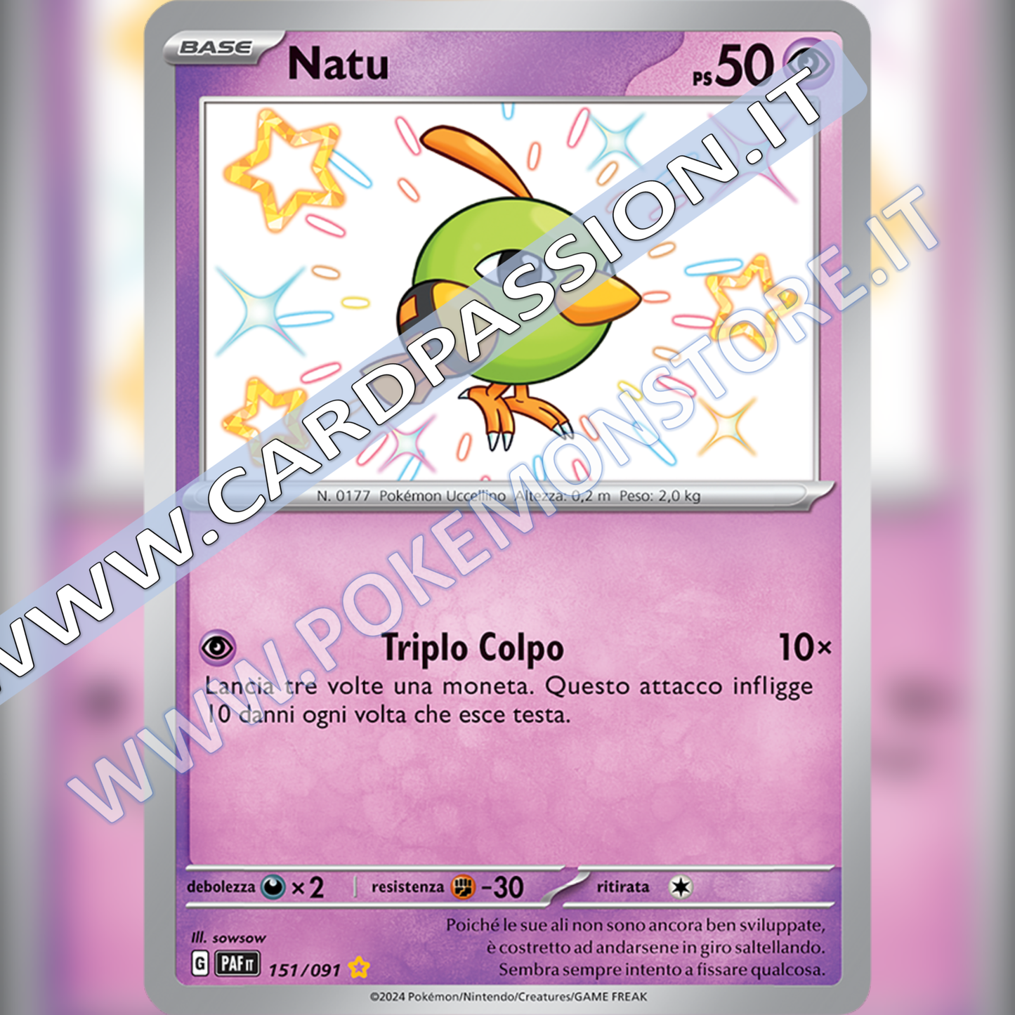 151/091 Natu Shiny | Destino di Paldea