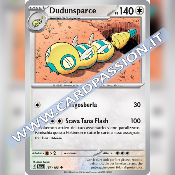 157/193 Dudunsparce | Evoluzioni a Paldea