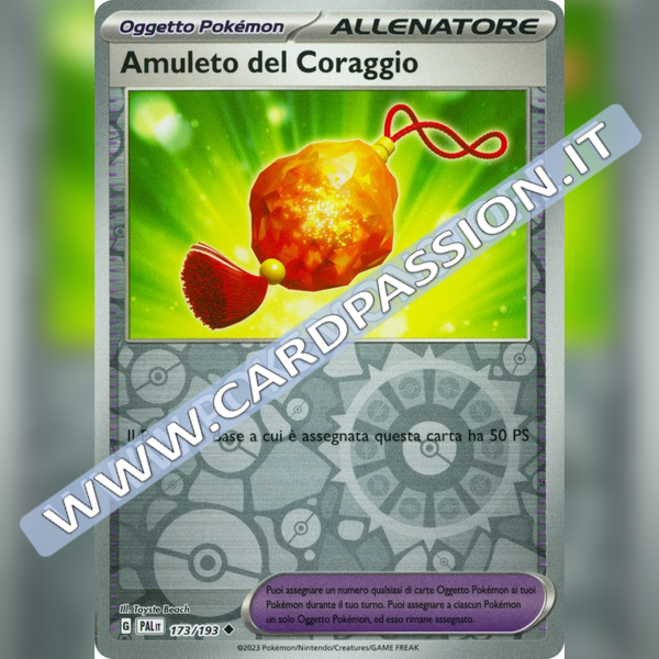 173/193 Amuleto del Coraggio Reverse | Evoluzioni a Paldea