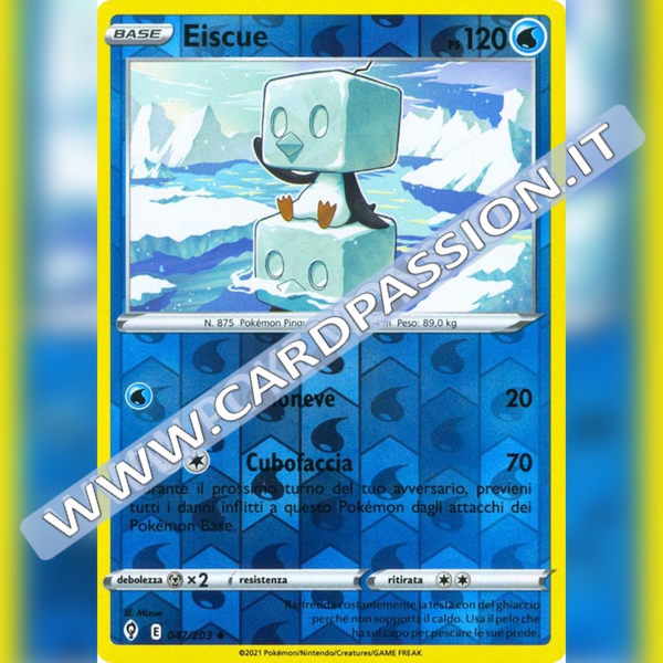 047/203 Eiscue Reverse | Evoluzioni Eteree - Card Passion