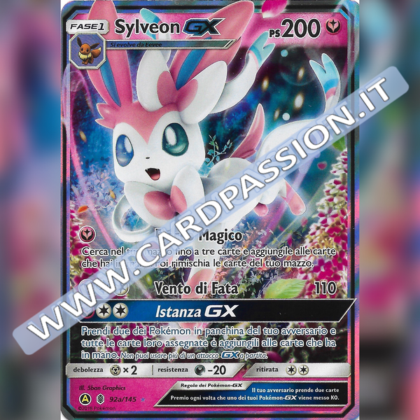 92a/145 Sylveon GX | Guardiani Nascenti - Card Passion