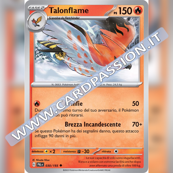030/193 Talonflame | Evoluzioni a Paldea
