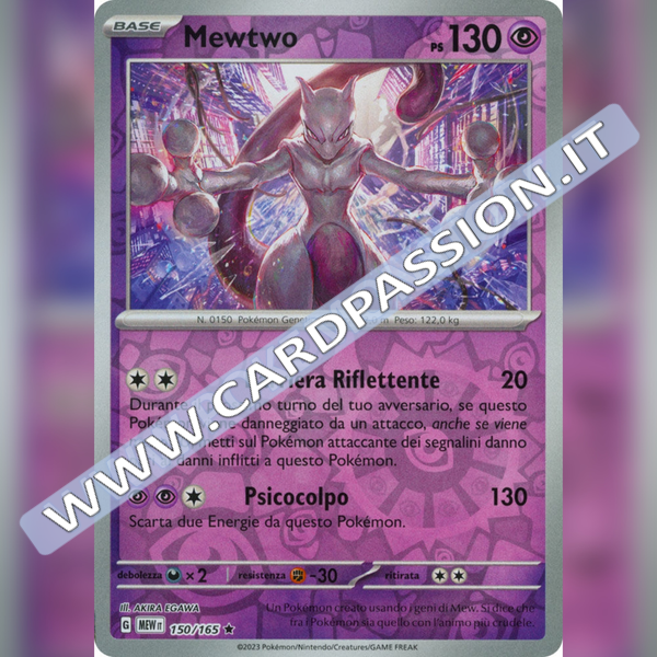 150/165 Mewtwo Reverse | Scarlatto e Violetto 151