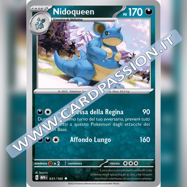 031/165 Nidoqueen | Scarlatto e Violetto 151
