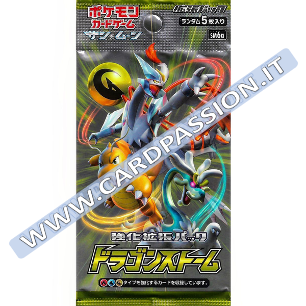 ★ Dragon Storm (SM6a) | pacchetto da 5 carte (JAP) - Card Passion