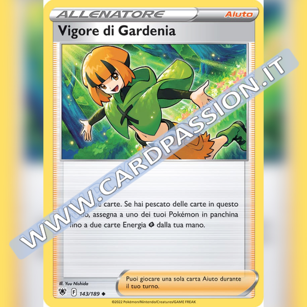 143/189 Vigore di Gardenia Non Comune | Lucentezza Siderale - Card Passion