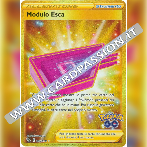 088/078 Modulo Esca Gold | Pokemon GO - Card Passion