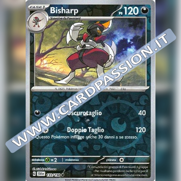 133/198 Bisharp Reverse | Scarlatto e Violetto