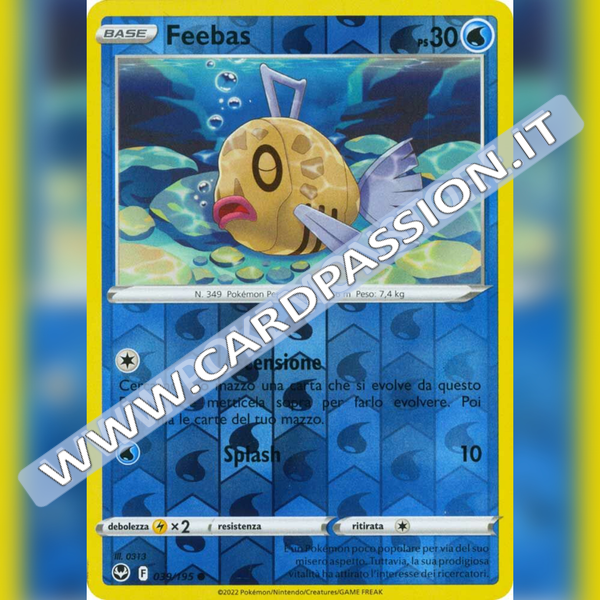 039/195 Feebas Reverse | Tempesta Argentata